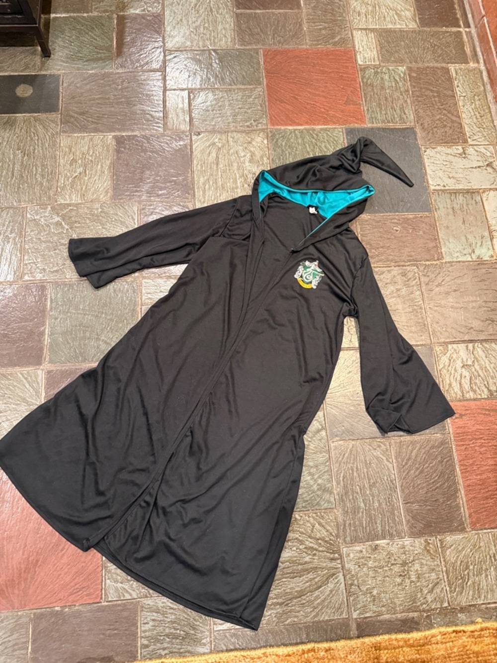 Harry Potter slitherin Hooded Kids Costume Robe